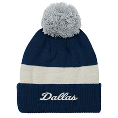 Dallas Cowboys  Outerstuff Youth Modern Fan Cuffed Knit Hat with Pom