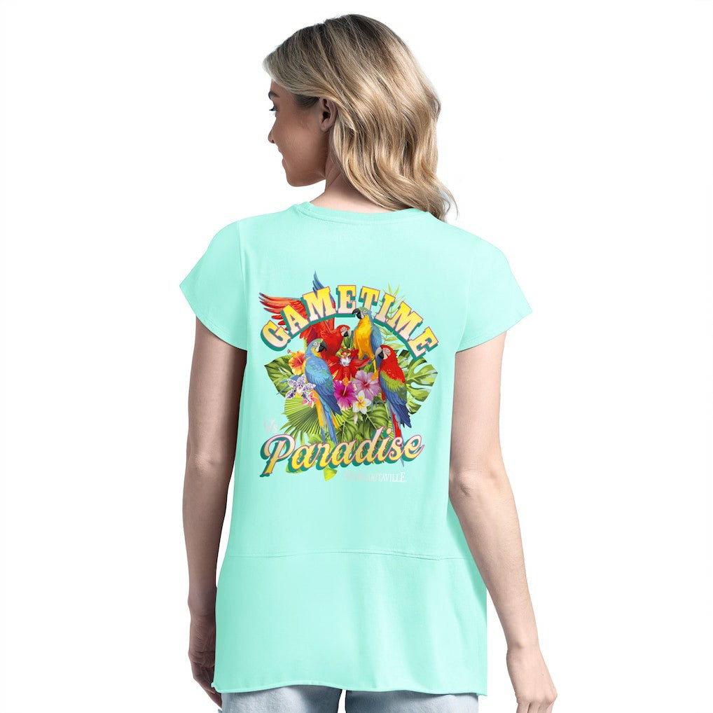Green Bay Packers  Margaritaville Women's Gametime Is Paradise T-Shirt