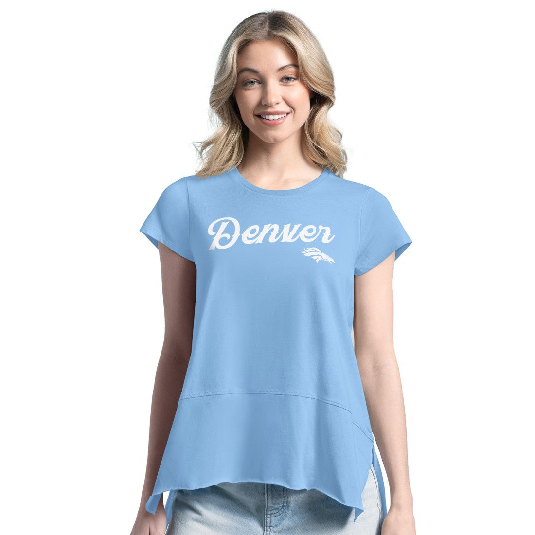 Denver Broncos  Margaritaville Women's Gametime Is Paradise T-Shirt