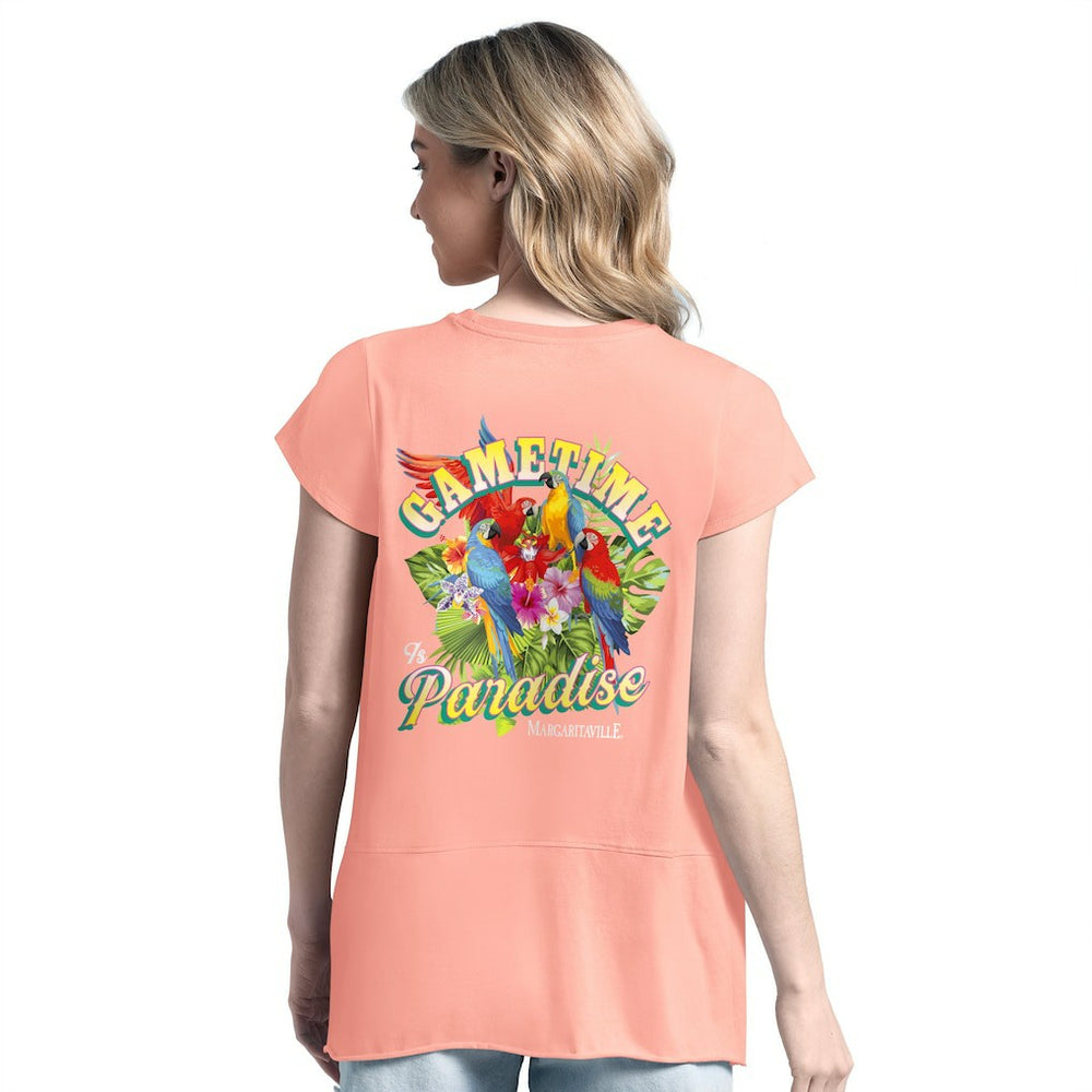Miami Dolphins  Margaritaville Women's Gametime Is Paradise T-Shirt
