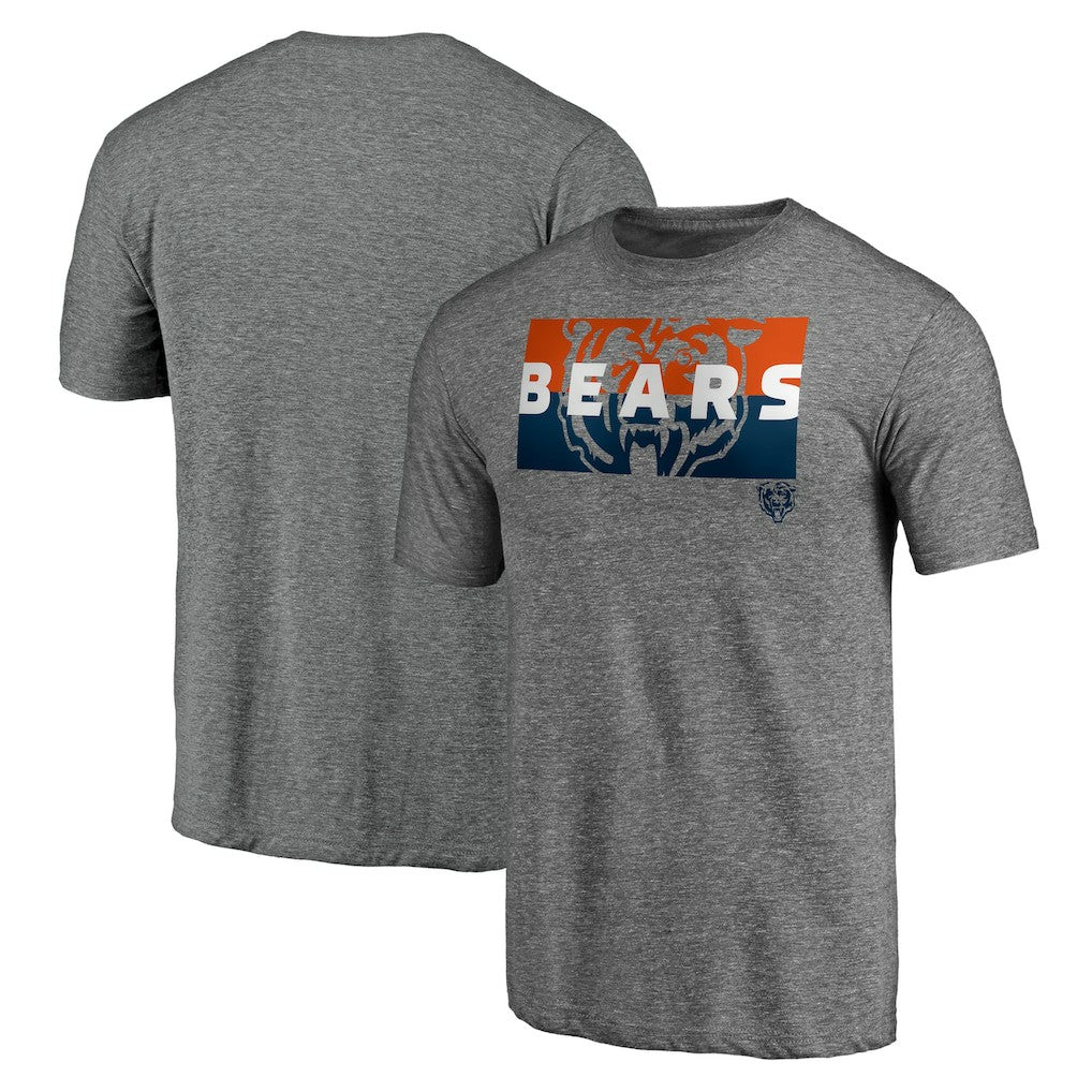 Chicago Bears  Square Off Tri-Blend T-Shirt