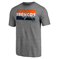 Denver Broncos  Square Off Tri-Blend T-Shirt