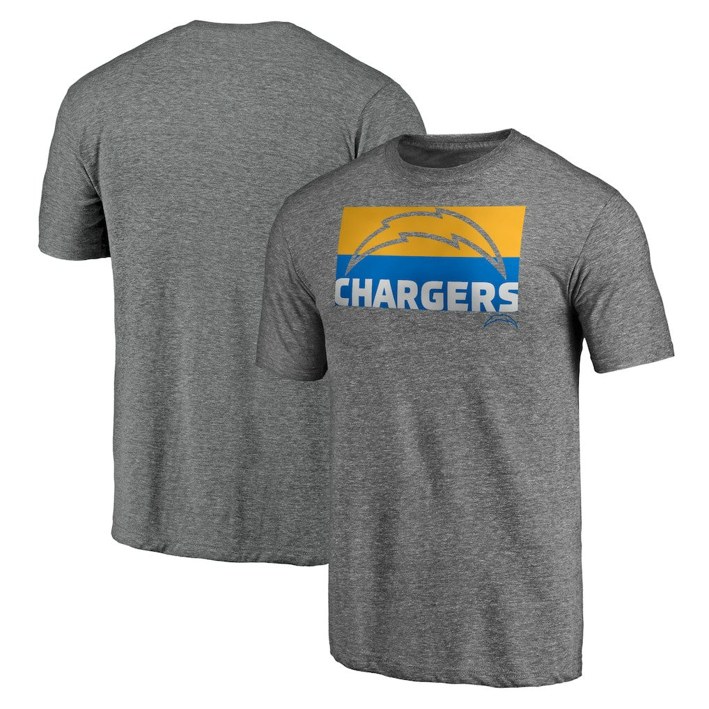 Los Angeles Chargers  Square Off Tri-Blend T-Shirt