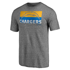 Los Angeles Chargers  Square Off Tri-Blend T-Shirt