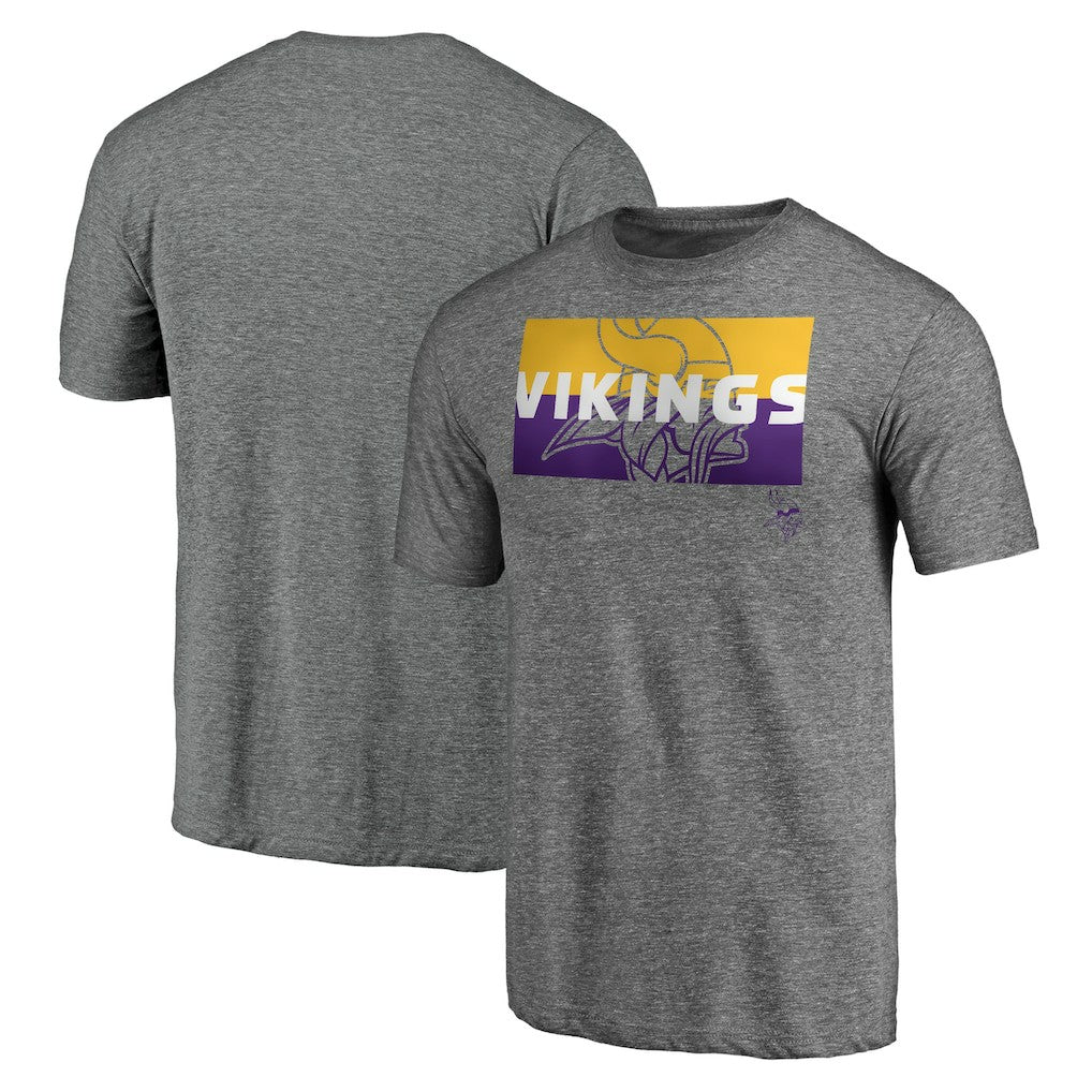 Minnesota Vikings  Square Off Tri-Blend T-Shirt