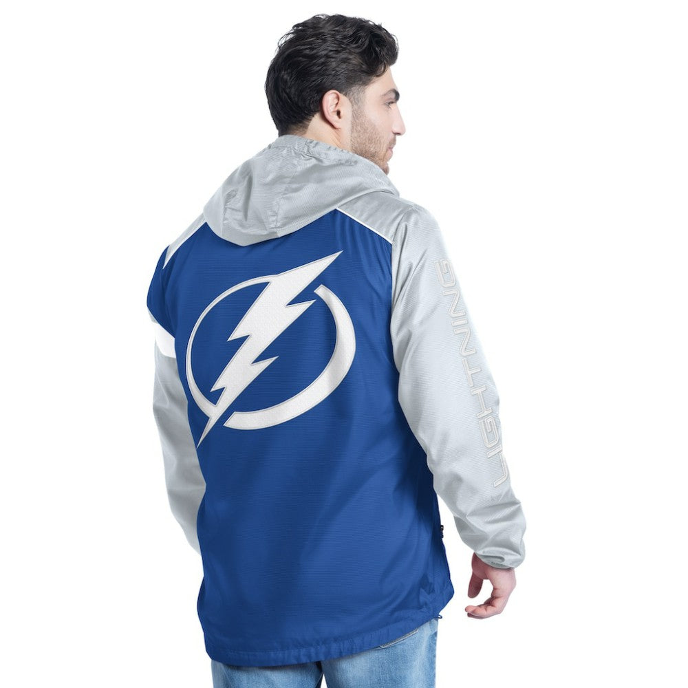 Tampa Bay Lightning G-III Sports by Carl Banks Lateral Half-Zip Hoodie Jacket For Sale