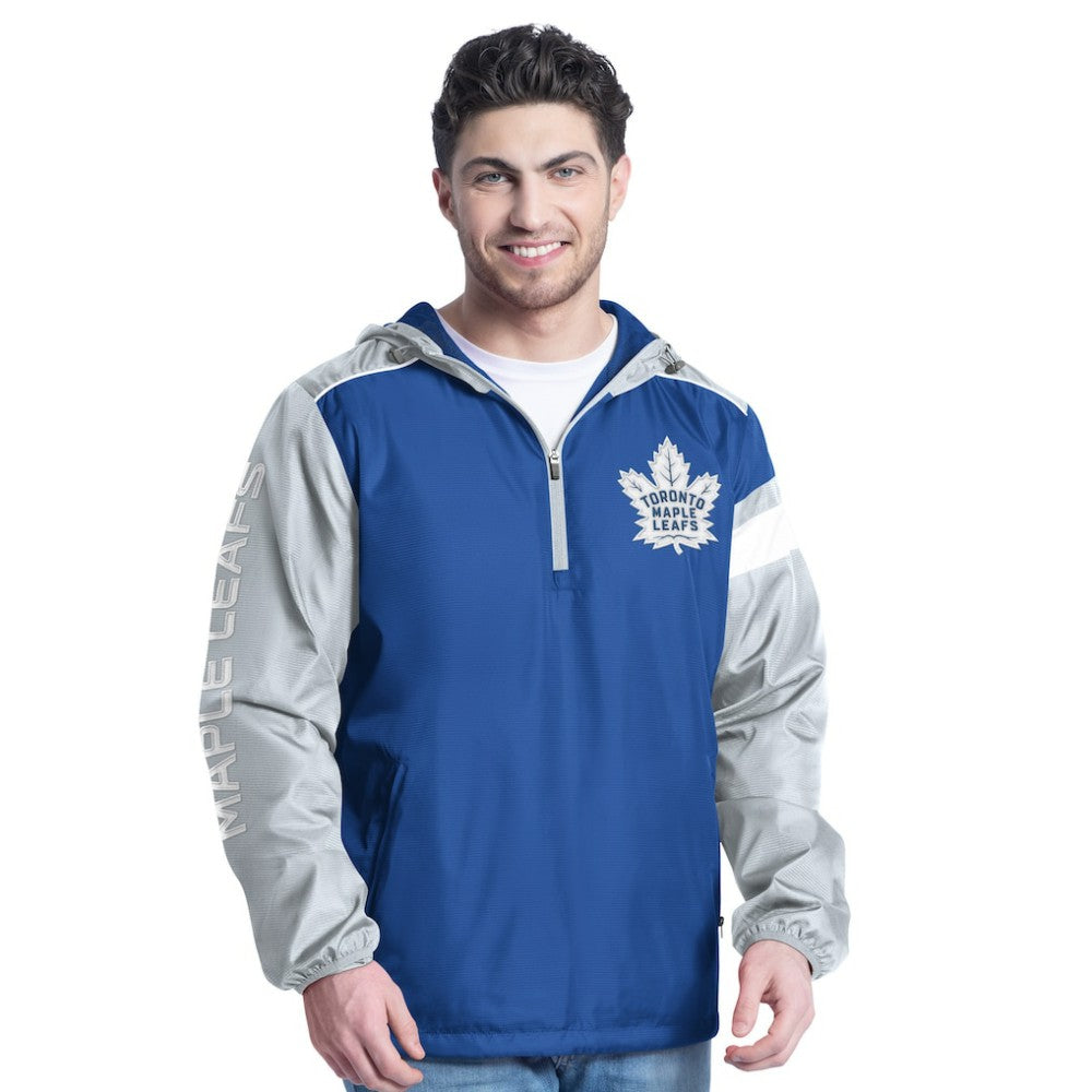 Toronto Maple Leafs G-III Sports by Carl Banks Lateral Half-Zip Hoodie Jacket Online
