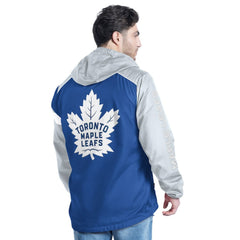Toronto Maple Leafs G-III Sports by Carl Banks Lateral Half-Zip Hoodie Jacket Online