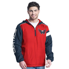 Washington Capitals G-III Sports by Carl Banks Lateral Half-Zip Hoodie Jacket Sale