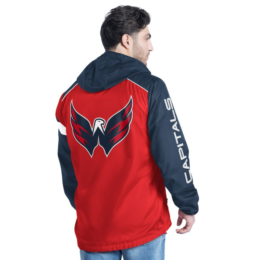 Washington Capitals G-III Sports by Carl Banks Lateral Half-Zip Hoodie Jacket Sale