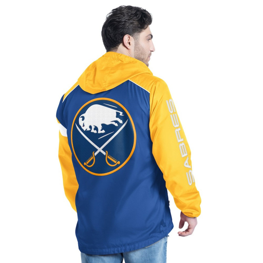 Buffalo Sabres G-III Sports by Carl Banks Lateral Half-Zip Hoodie Jacket Online