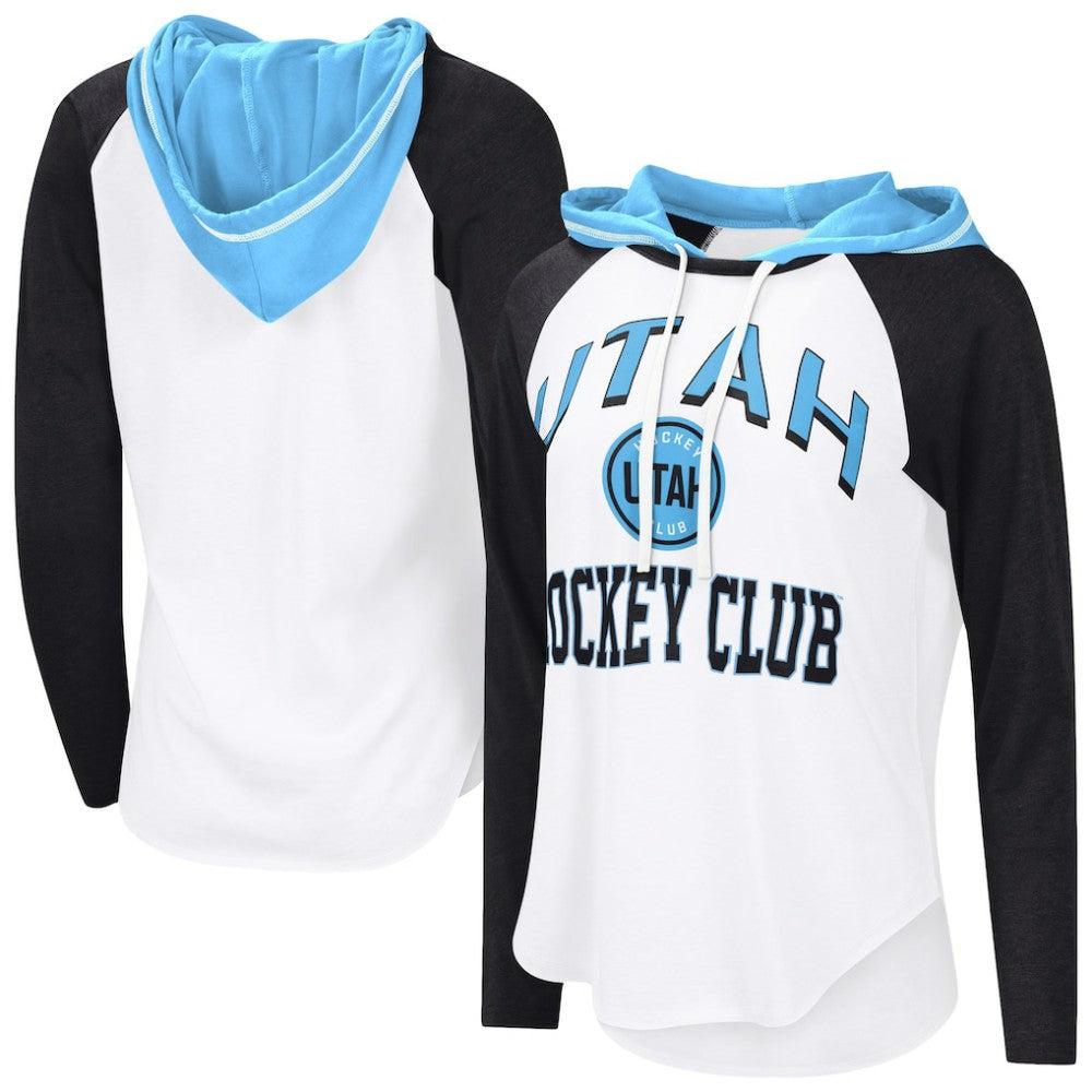 Utah Mammoth G-III 4Her by Carl Banks Women's VIP Raglan Long Sleeve Hoodie T-Shirt Online