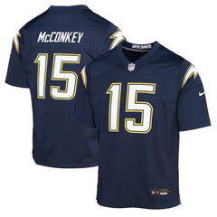 Los Angeles Chargers Nike Ladd McConkey  Youth Alternate Super Chargers Game Player Jersey
