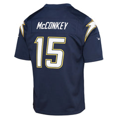 Los Angeles Chargers Nike Ladd McConkey  Youth Alternate Super Chargers Game Player Jersey