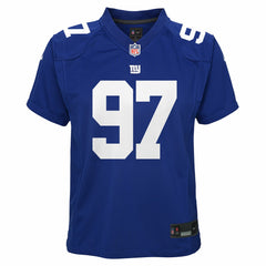 New York Giants Nike Dexter Lawrence  Youth Game Jersey