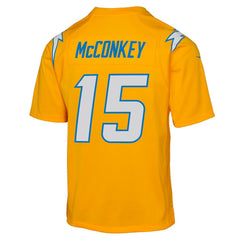 Los Angeles Chargers Nike Ladd McConkey  Youth Alternate Charger Power Game Player Jersey