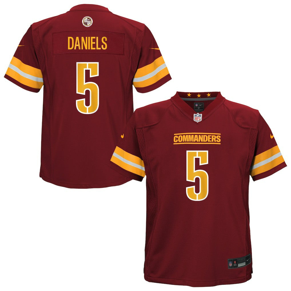 Washington Commanders Nike Jayden Daniels  Preschool Team Player Game Jersey