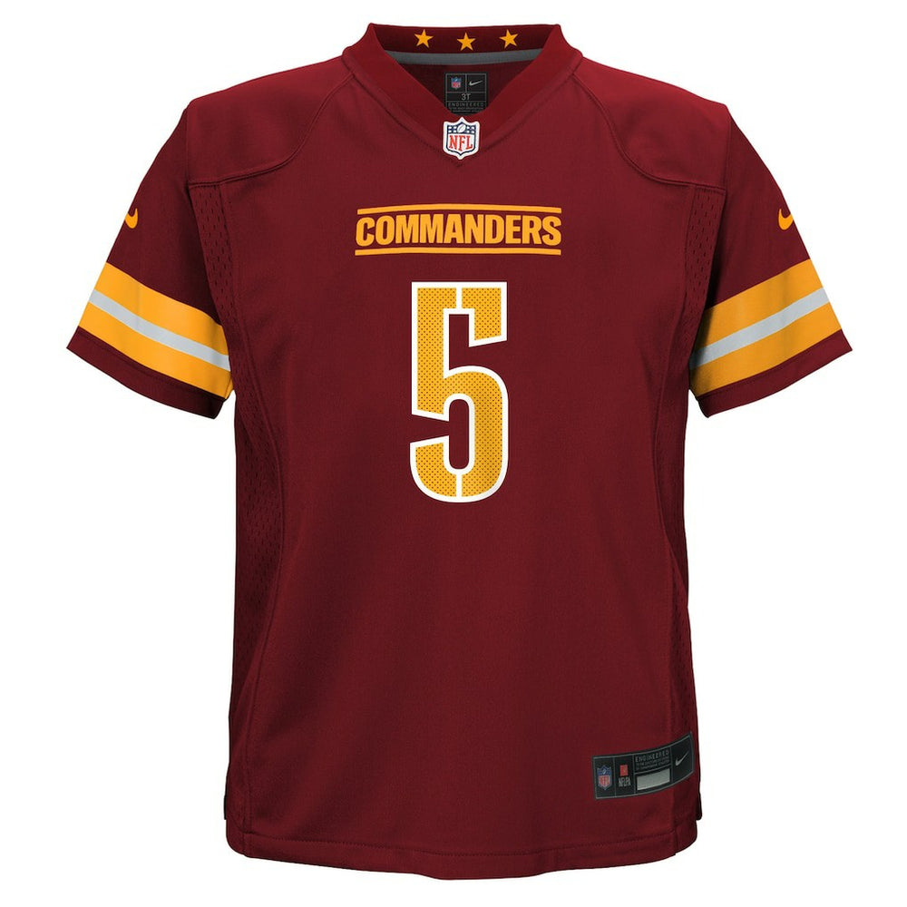 Washington Commanders Nike Jayden Daniels  Preschool Team Player Game Jersey