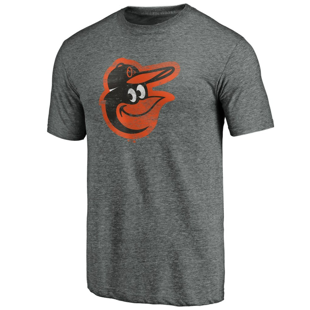 Baltimore Orioles Weathered Official Logo Tri-Blend T-Shirt | MLB Outlet