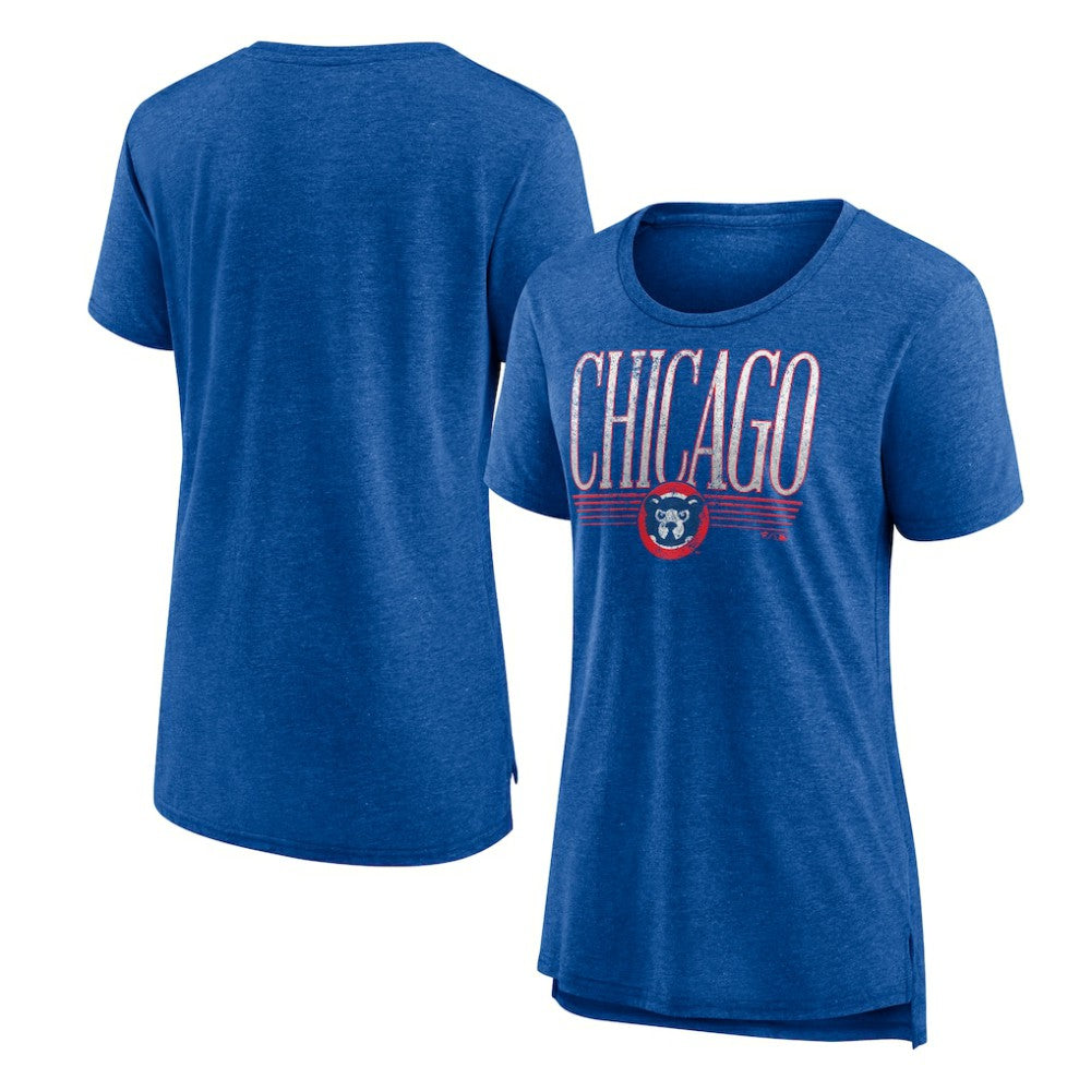 Chicago Cubs Women's Toppler Tri-Blend T-Shirt | MLB On Sale