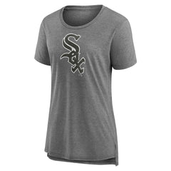 Chicago White Sox Women's Weathered Official Logo Tri-Blend T-Shirt | MLB US