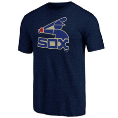 Chicago White Sox Cooperstown Official Logo Tri-Blend T-Shirt | MLB Sale