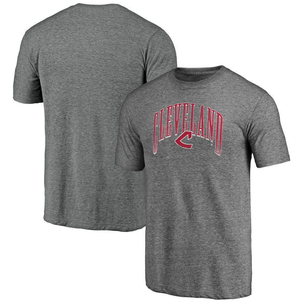 Cleveland Guardians Line Corps Tri-Blend T-Shirt | MLB New