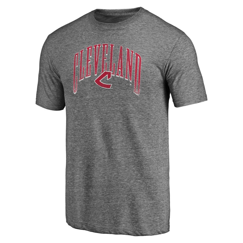 Cleveland Guardians Line Corps Tri-Blend T-Shirt | MLB New