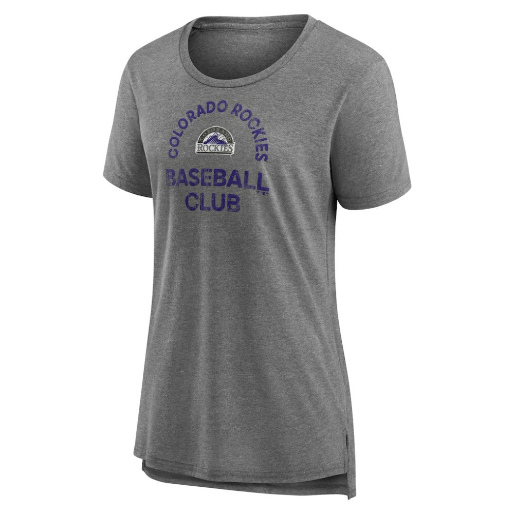 Colorado Rockies Women's Selected First Tri-Blend T-Shirt | MLB Outlet