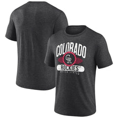 Colorado Rockies Badge of Honor Tri-Blend T-Shirt | MLB US