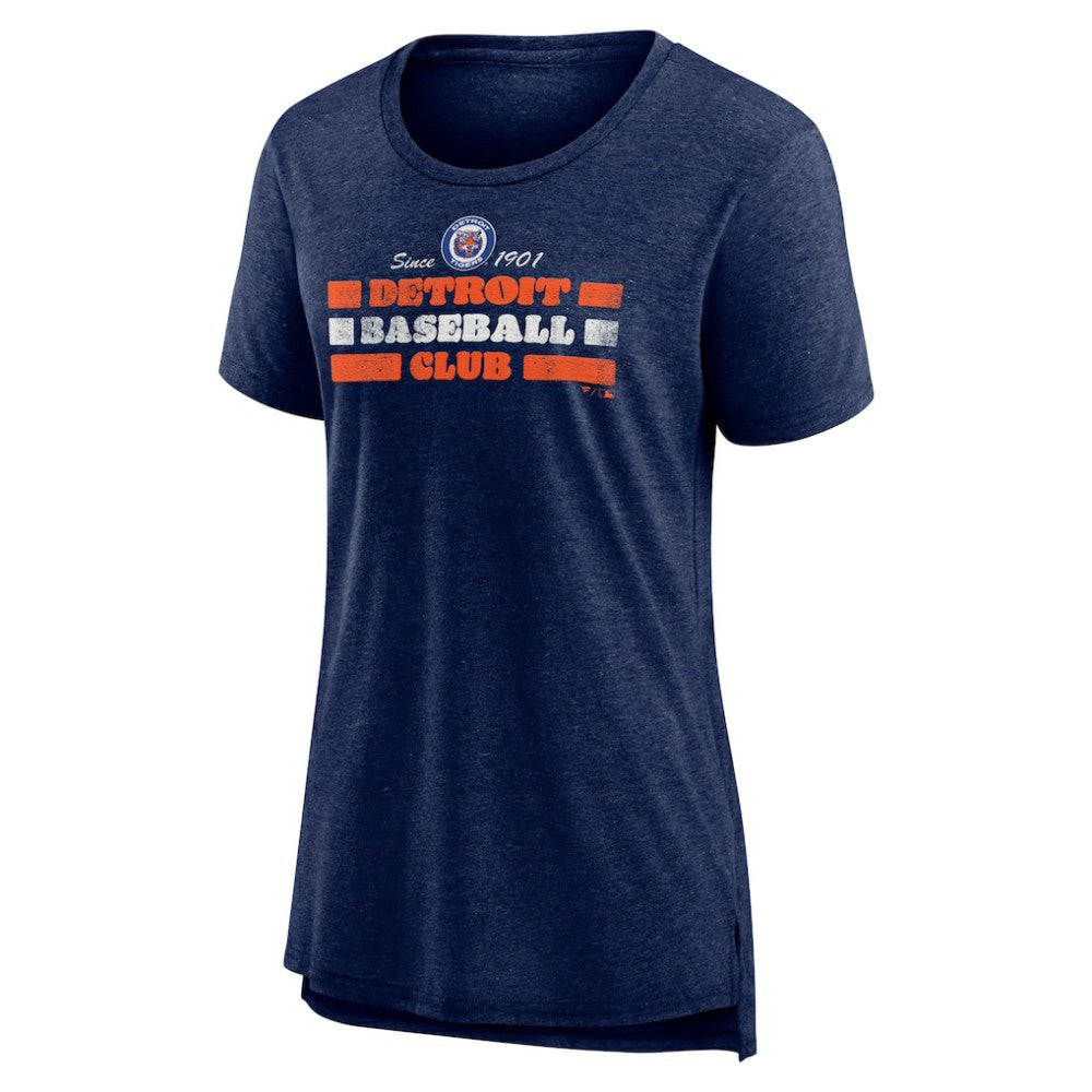 Detroit Tigers Women's Power Swing Tri-Blend T-Shirt | MLB Outlet