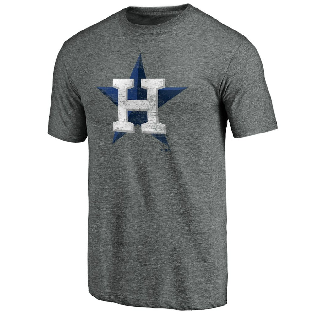 Houston Astros Weathered Official Logo Tri-Blend T-Shirt | MLB Shop