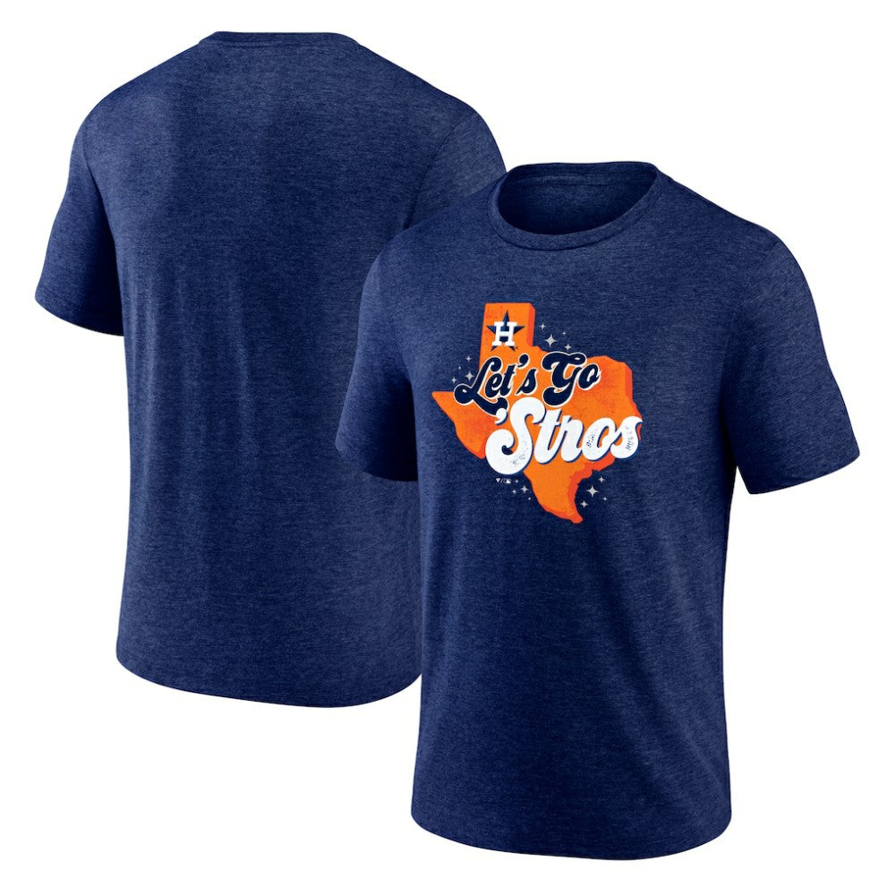 Houston Astros Scripty Tri-Blend T-Shirt | MLB Outlet