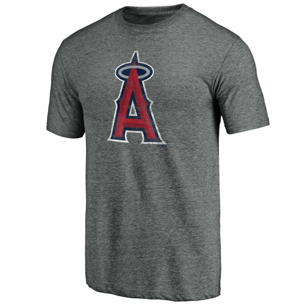 Los Angeles Angels Weathered Official Logo Tri-Blend T-Shirt | MLB Online
