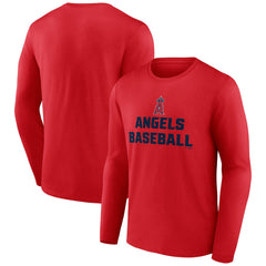 Los Angeles Angels Let's Go Long Sleeve T-Shirt | MLB US