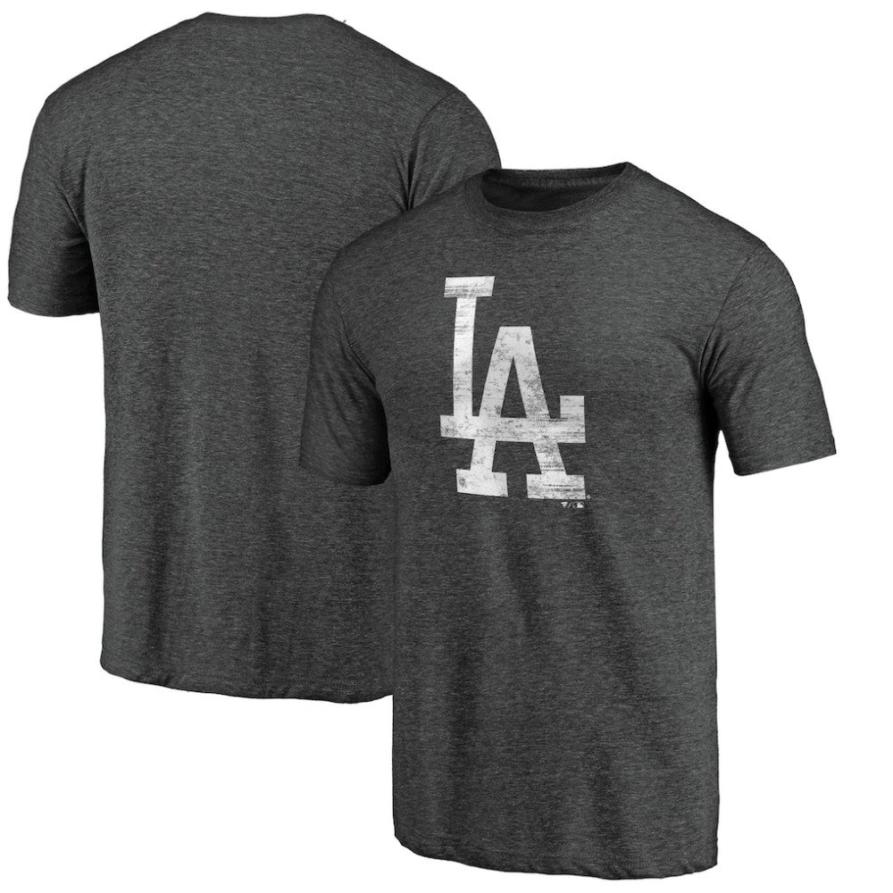 Los Angeles Dodgers Weathered Official Logo Tri-Blend T-Shirt | MLB Sale