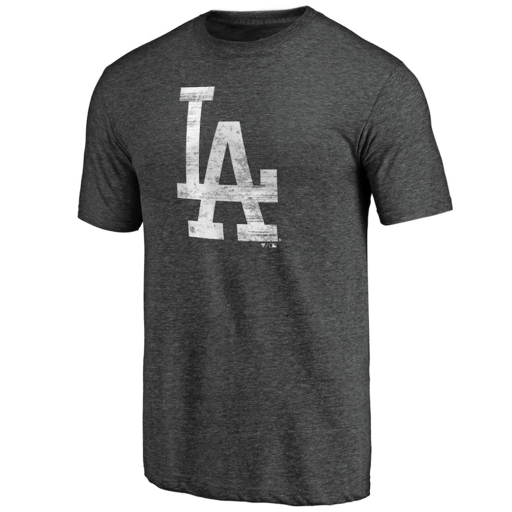 Los Angeles Dodgers Weathered Official Logo Tri-Blend T-Shirt | MLB Sale