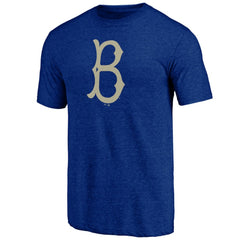 Los Angeles Dodgers Cooperstown Official Logo Tri-Blend T-Shirt | MLB Sale