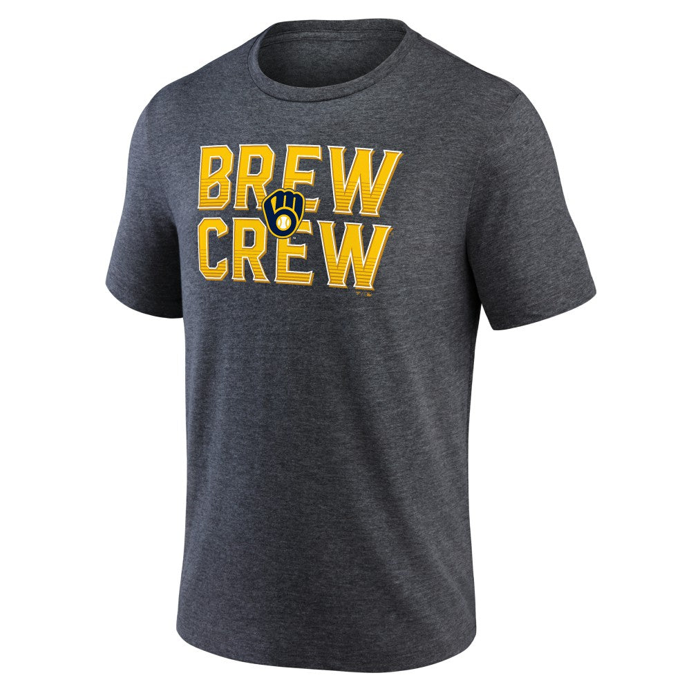 Milwaukee Brewers Brew Crew Fancy Tri-Blend T-Shirt | MLB Near me