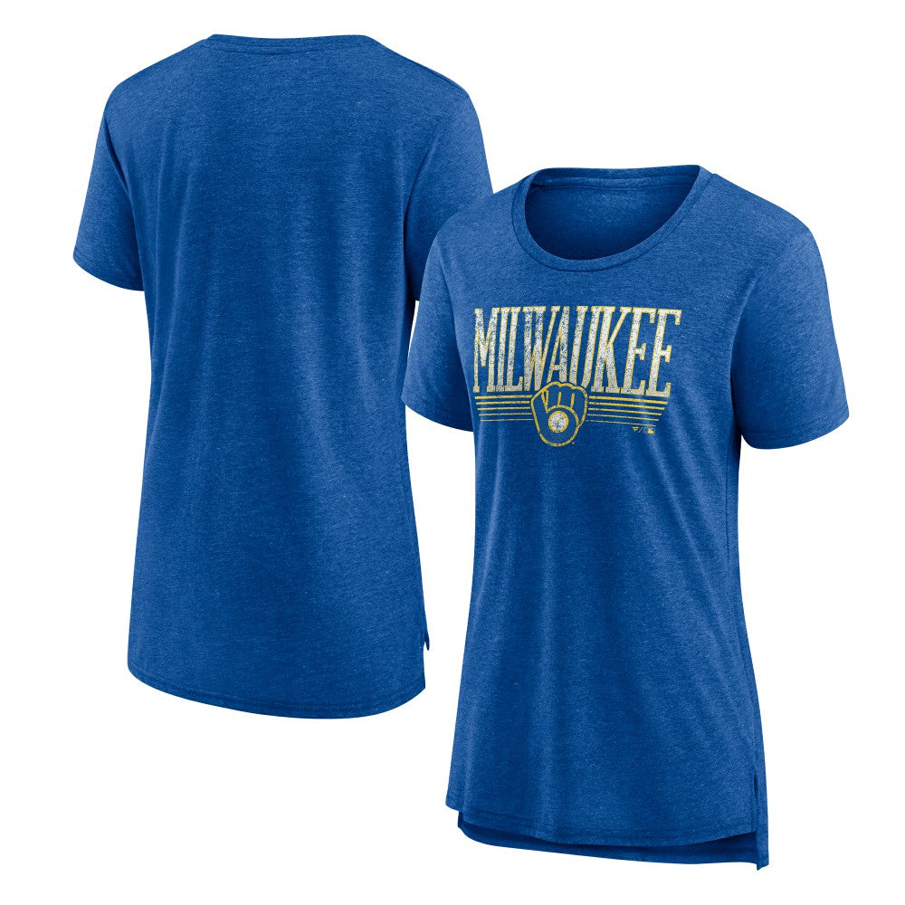 Milwaukee Brewers Women's Toppler Tri-Blend T-Shirt | MLB For sale