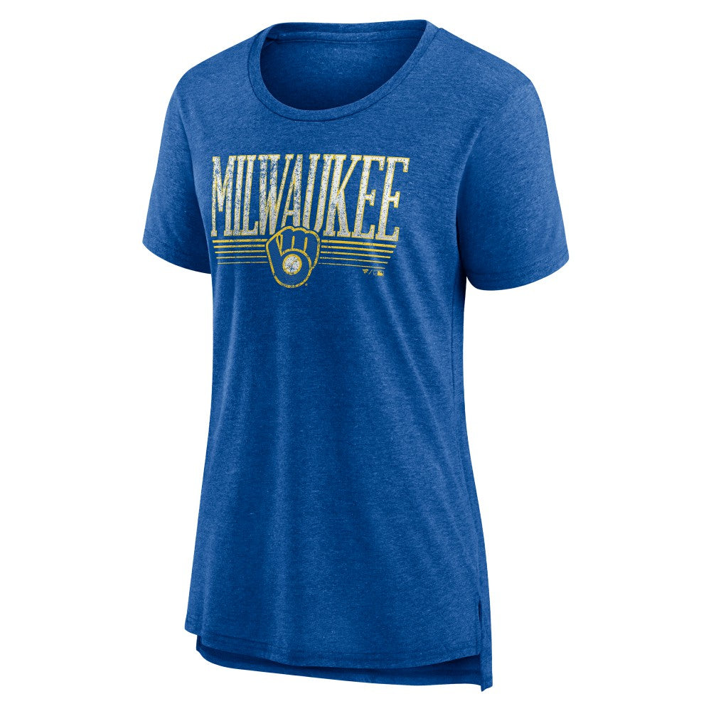 Milwaukee Brewers Women's Toppler Tri-Blend T-Shirt | MLB For sale