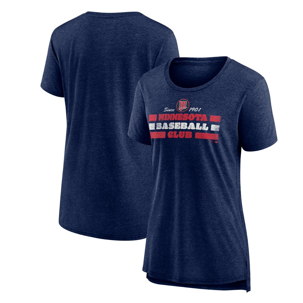 Minnesota Twins Women's Power Swing Tri-Blend T-Shirt | MLB Outlet