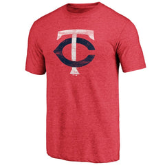 Minnesota Twins Weathered Official Logo Tri-Blend T-Shirt | MLB US