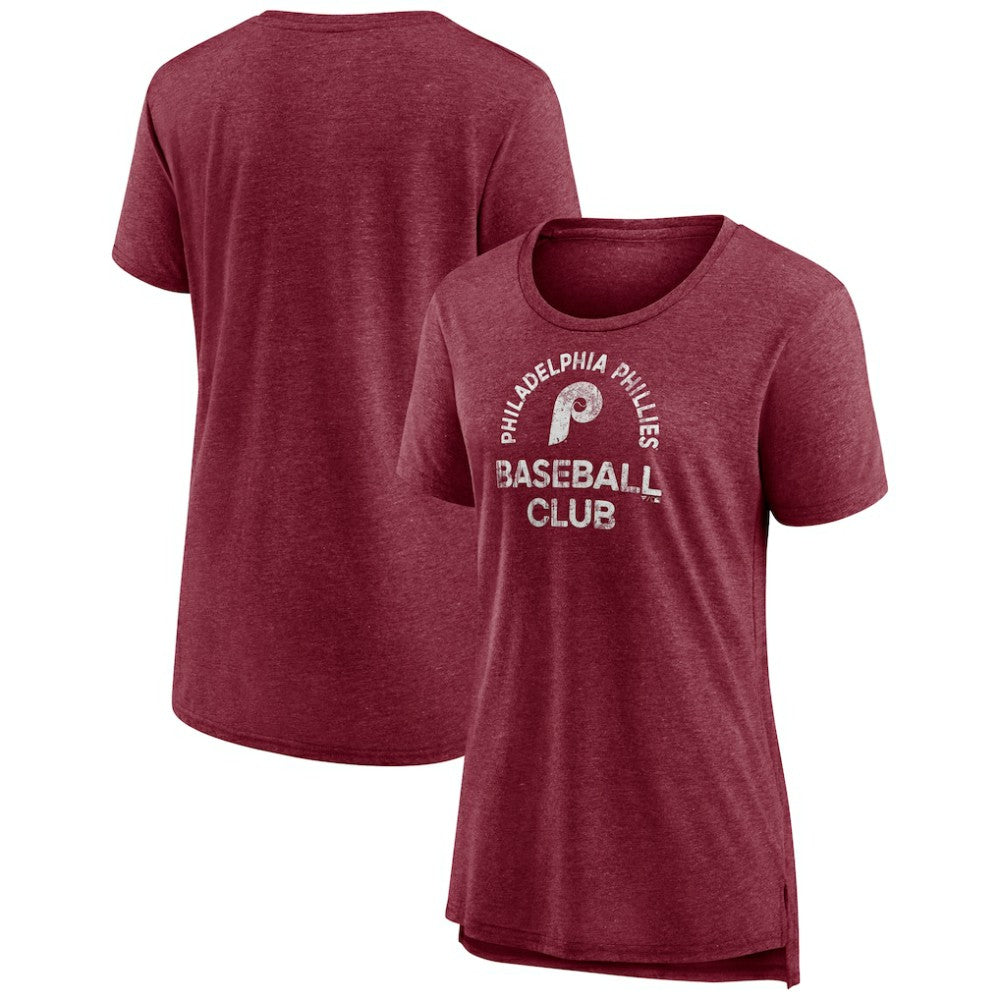 Philadelphia Phillies Women's Selected First Tri-Blend T-Shirt | MLB Online