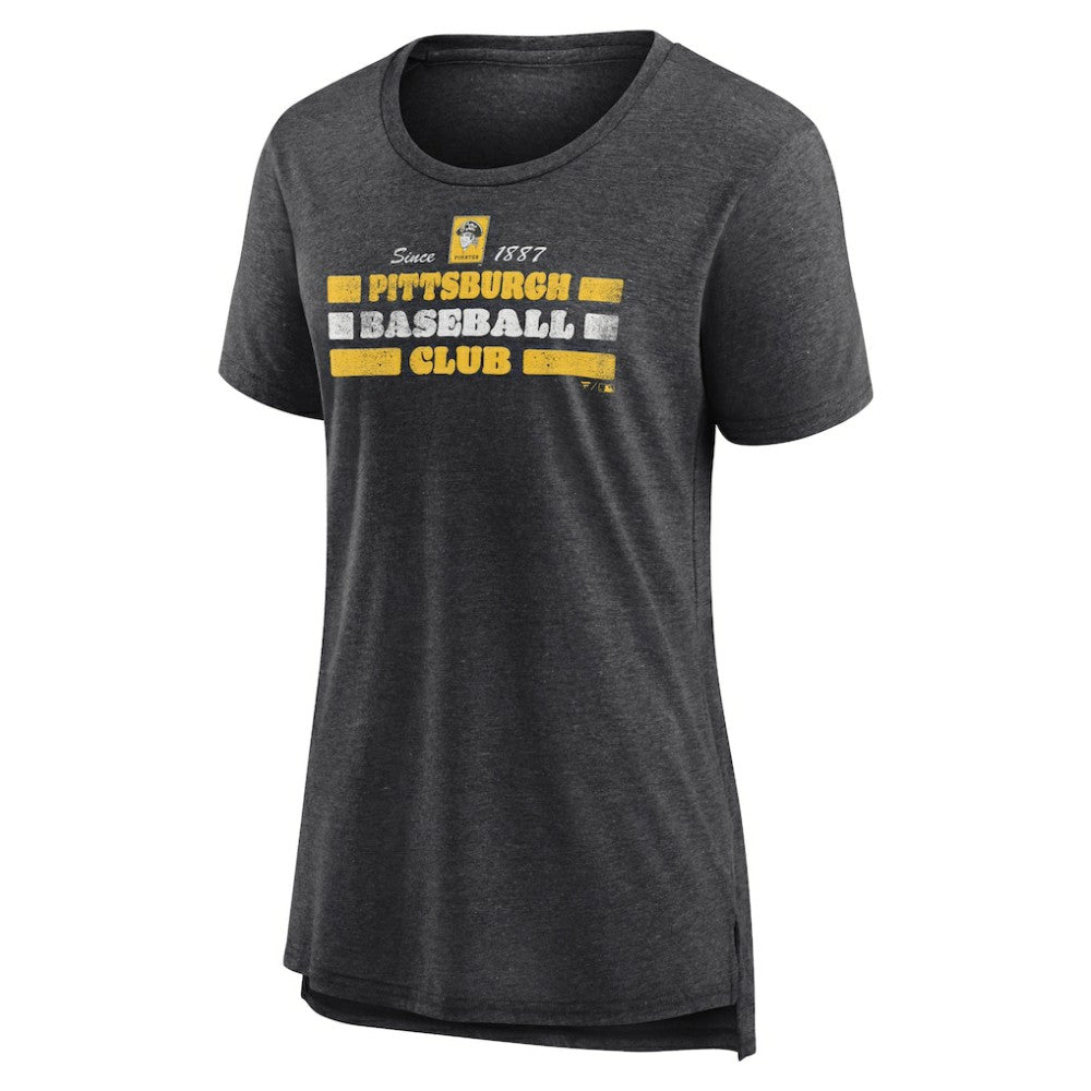 Pittsburgh Pirates Women's Power Swing Tri-Blend T-Shirt | MLB Online