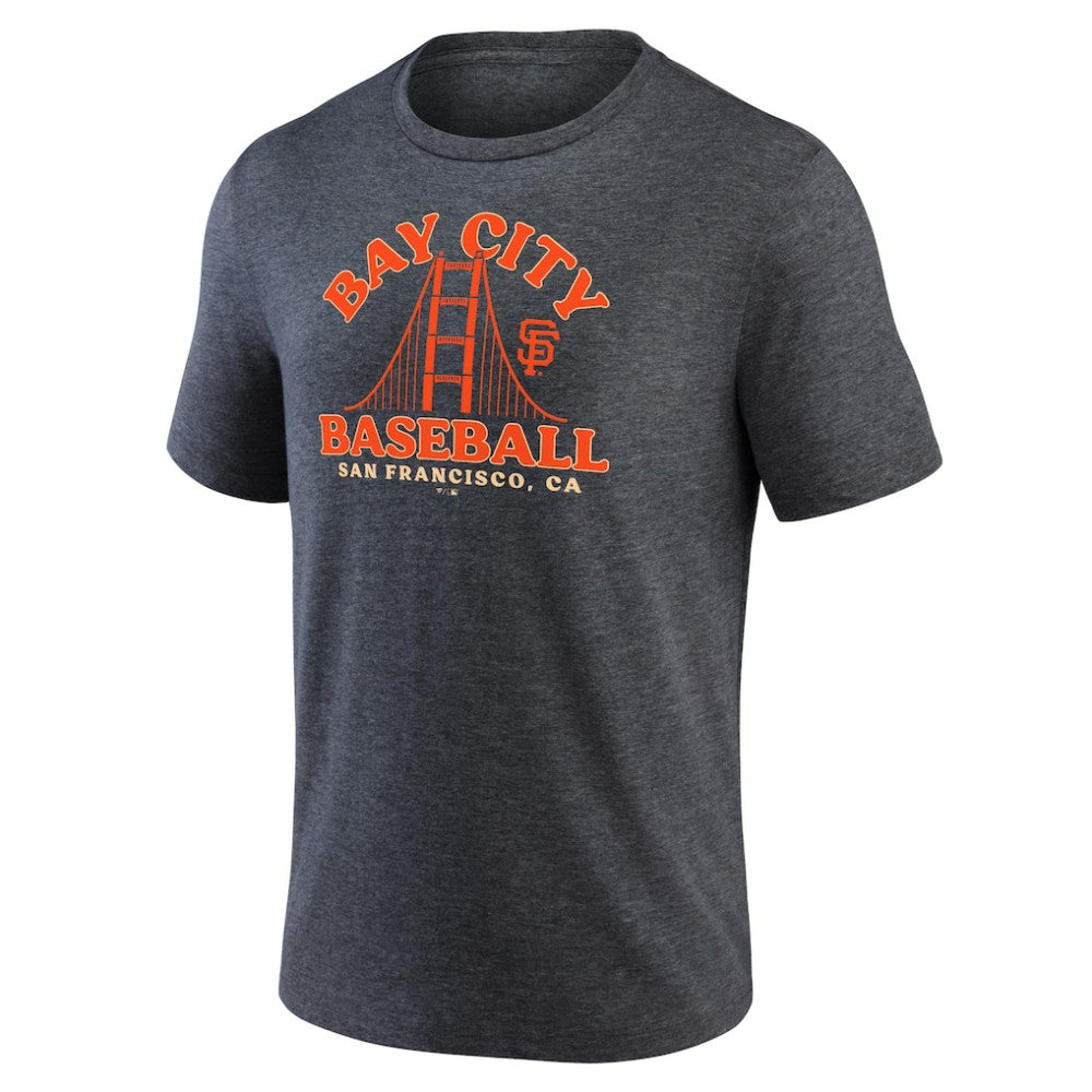 San Francisco Giants Bay City Baseball Tri-Blend T-Shirt | MLB New