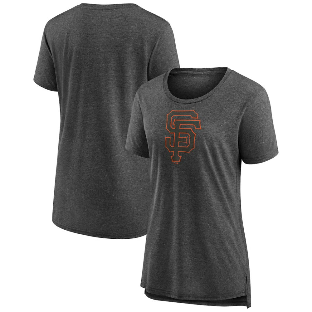 San Francisco Giants Women's Weathered Official Logo Tri-Blend T-Shirt | MLB Outlet