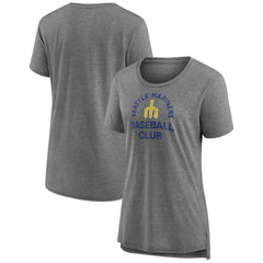 Seattle Mariners Women's Selected First Tri-Blend T-Shirt | MLB New