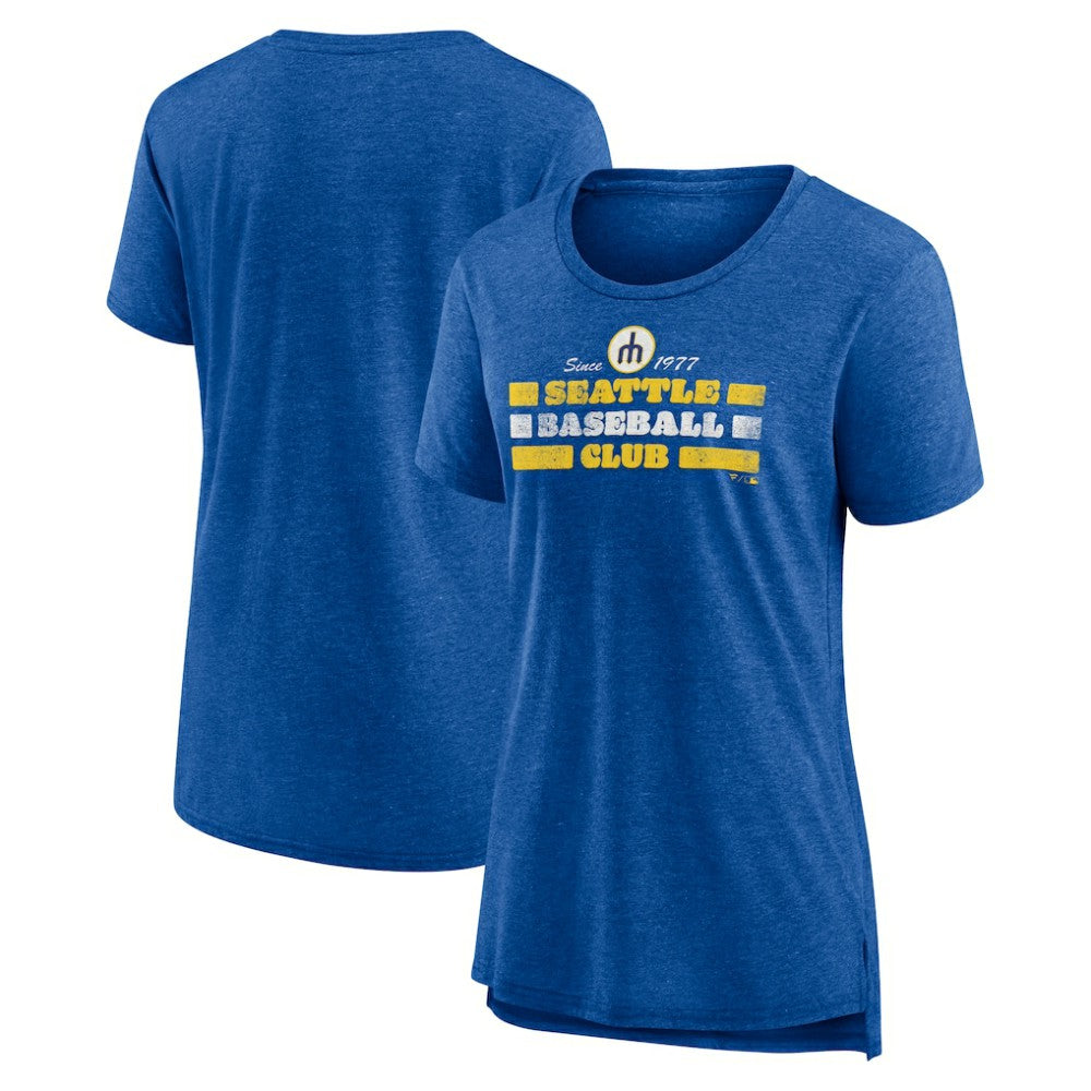 Seattle Mariners Women's Power Swing Tri-Blend T-Shirt | MLB Shop
