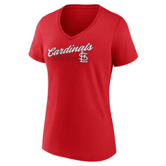 St. Louis Cardinals Women's One And Only V-Neck T-Shirt | MLB Online